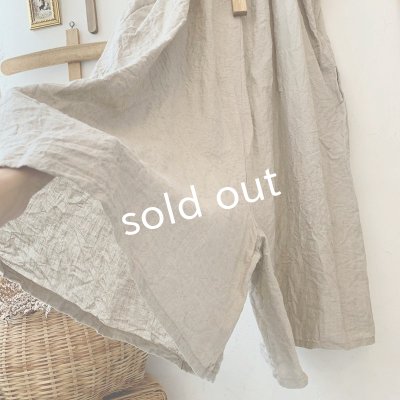 画像3: mifumi/pomサロペット・生成り