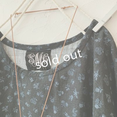 画像4: mifumi／hibinoワンピース・プチブーケ黒