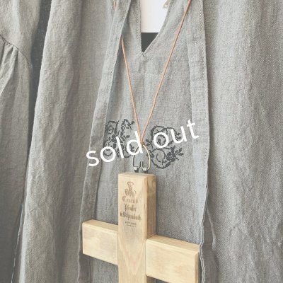 画像4: mifumi／アトリエ刺繍ハンナドレス・グレー