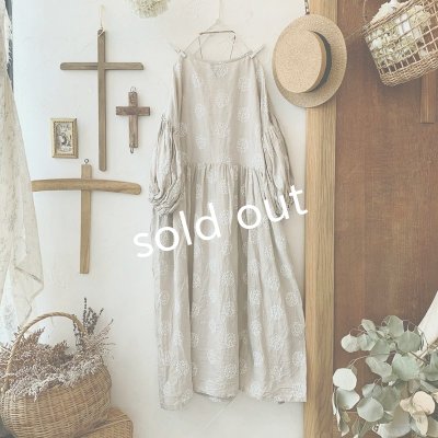 画像6: mifumi／ドロップショルダーボリュームpuffワンピース・森のぼーる