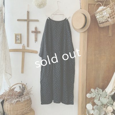 画像6: mifumi／hibinoワンピース・プチブーケ黒