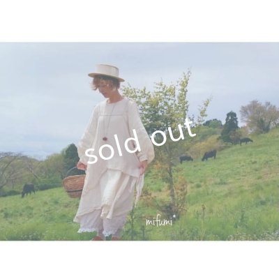 画像7: mifumi/ニュアンスキャミチュニック・生成り