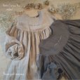 画像9: mifumi／アトリエ刺繍ポワンヨークワンピース・濃灰