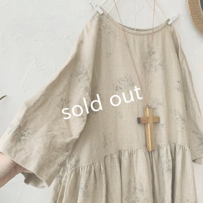 画像4: mifumi/hibinoワンピース・シャビー黒花