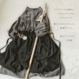画像8: mifumi／アトリエ刺繍ポワンヨークワンピース・濃灰