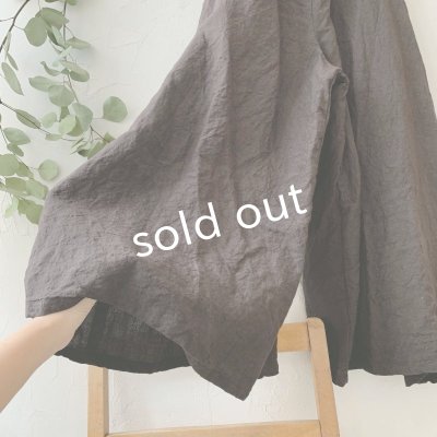 画像3: mifumi/ギャザーとりぼんのサスパンツ・こげ茶