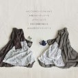 画像8: mifumi／わたぐもオーガンジー はなれ衿のサラワンピース・濃灰