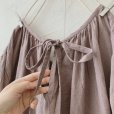画像8: mifumi／アトリエ刺繍 森のオーバーワンピース・ライラック