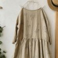 画像7: mifumi／hibinoワンピース・シャビー黒花