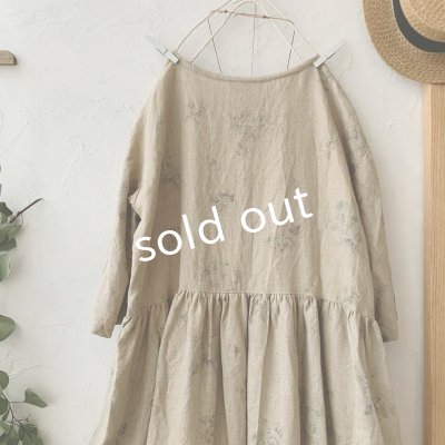 画像7: mifumi/hibinoワンピース・シャビー黒花