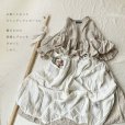 画像6: mifumi／タックとアトリエ刺繍のエプロン・オフ