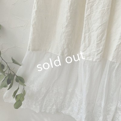 画像3: mifumi/木綿糸のチュールとリネンのぺちぱんつ・B