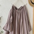画像3: mifumi／アトリエ刺繍 森のオーバーワンピース・ライラック