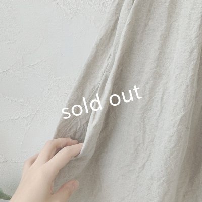 画像3: mifumi／ローラキャミエプロン・生成り