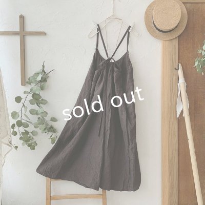 画像4: mifumi/ギャザーとりぼんのサスパンツ・こげ茶