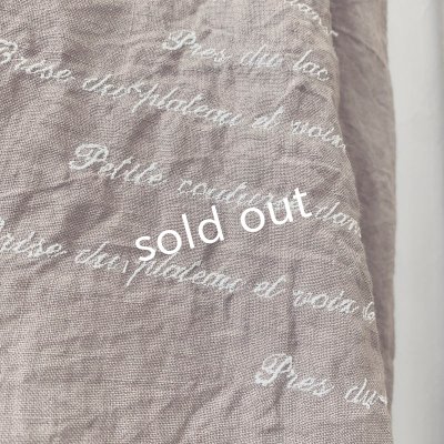 画像4: mifumi／アトリエ刺繍 森のオーバーワンピース・ライラック