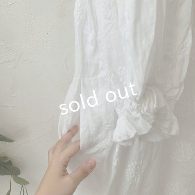 画像5: mifumi/ドロップショルダーボリュームpuffワンピース・森のぼーるオフ