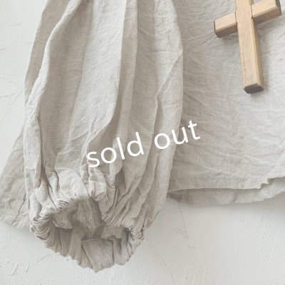 画像3: mifumi/おはなたちのブラウス・生成り