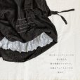 画像6: mifumi／アトリエ刺繍 森のオーバーワンピース・黒