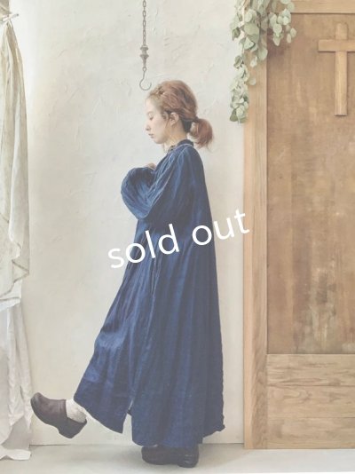 画像11: HALLELUJAH/1800's 羊飼いのローブ ハンドステッチ・インディゴ