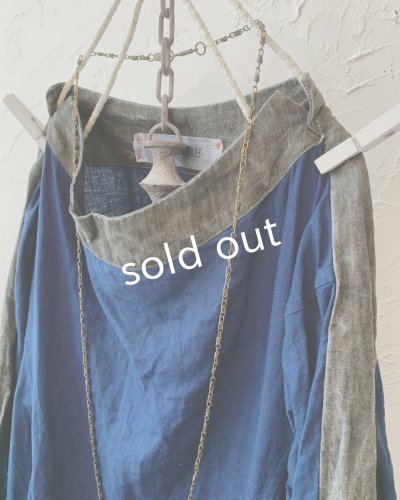 画像6: HALLELUJAH/1980's 羊飼いのローブ バイカラー・インディゴ