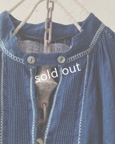 画像3: HALLELUJAH/1800's 羊飼いのローブ ハンドステッチ・インディゴ