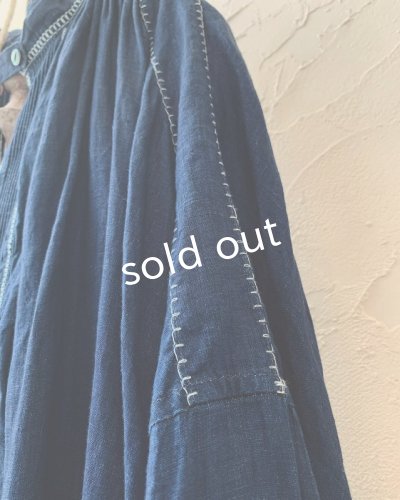 画像5: HALLELUJAH/1800's 羊飼いのローブ ハンドステッチ・インディゴ