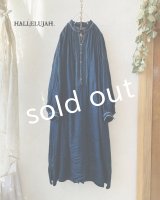 HALLELUJAH／1800's 羊飼いのローブ ハンドステッチ・インディゴ