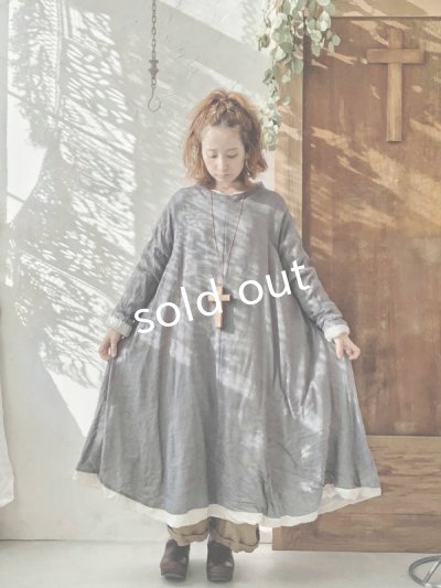 画像13: HALLELUJAH/羊飼いのローブ ガーゼ・グレー