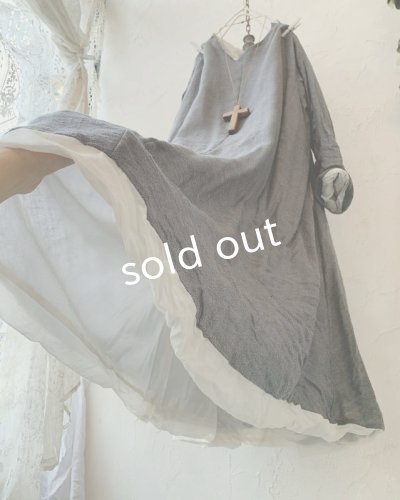 画像6: HALLELUJAH/羊飼いのローブ ガーゼ・グレー