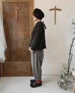 画像9: MARCHE' DE SOEUR／後ろりぼんショートプルオーバー・黒 (9)