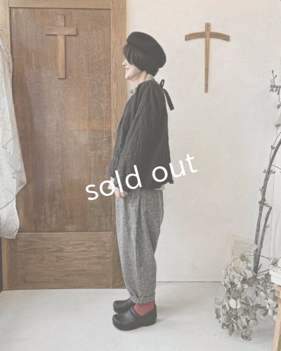 画像9: MARCHE' DE SOEUR／後ろりぼんショートプルオーバー・黒