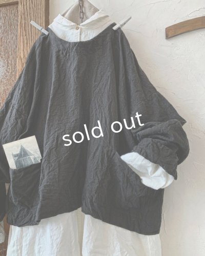 画像3: MARCHE' DE SOEUR／後ろりぼんショートプルオーバー・黒