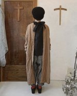 画像10: MARCHE' DE SOEUR／後ろりぼんワンピース・柿渋染め (10)