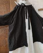 画像4: MARCHE' DE SOEUR／後ろりぼんショートプルオーバー・黒 (4)
