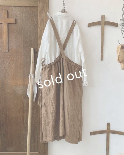 画像8: MARCHE' DE SOEUR/種蒔のエプロン・柿渋染め