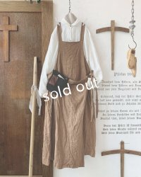 MARCHE' DE SOEUR／種蒔のエプロン・柿渋染め