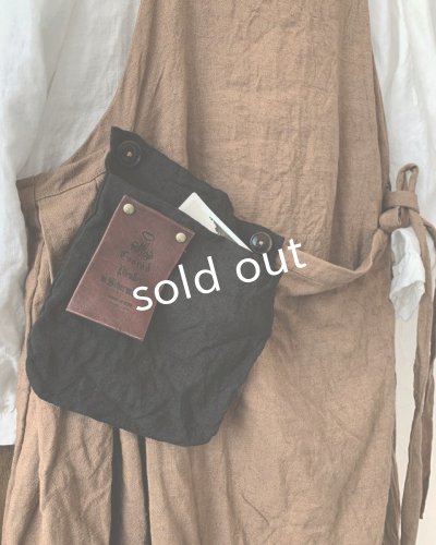 画像3: MARCHE' DE SOEUR/種蒔のエプロン・柿渋染め