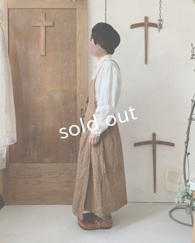 画像13: MARCHE' DE SOEUR/種蒔のエプロン・柿渋染め