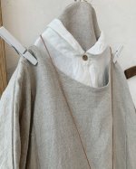 画像6: MARCHE' DE SOEUR／サイドタックワンピース・ハードマンズリネン (6)