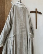 画像9: MARCHE' DE SOEUR／サイドタックワンピース・ハードマンズリネン (9)