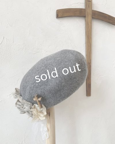 画像6: pollenbienco/アンティークレースのベレー・C