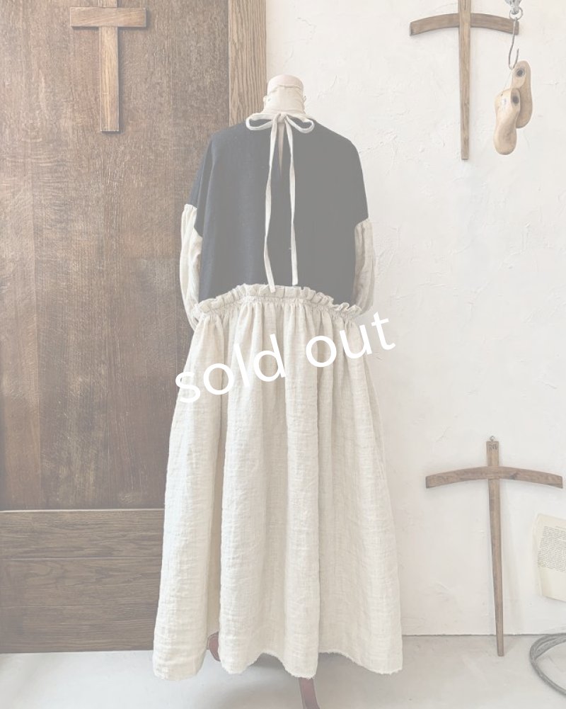 画像5: MARCHE' DE SOEUR／ブルターニュの少女のドレス・black (5)