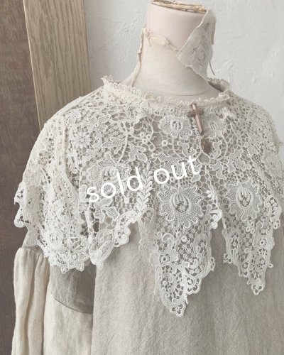 画像6: pollenbienco/ブルターニュの少女のレースケープドレス