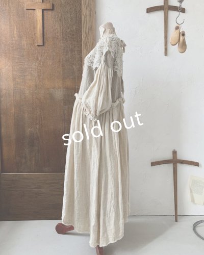 画像8: pollenbienco/ブルターニュの少女のレースケープドレス