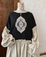 画像3: MARCHE' DE SOEUR／ブルターニュの少女のドレス・black (3)