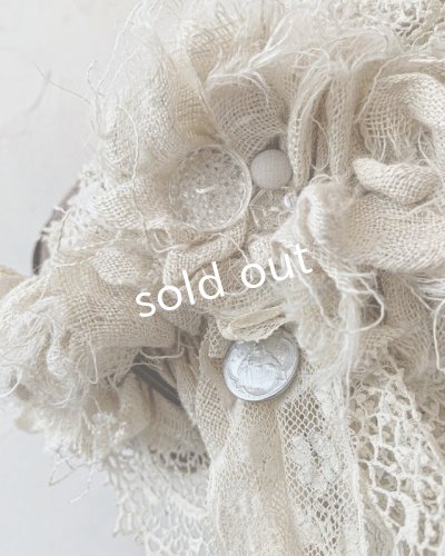 画像5: pollenbienco/アンティークレースのベレー・D