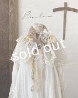 pollenbienco／アンティークレースのファーティペット・C