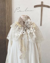 pollenbienco／アンティークレースのファーティペット・C