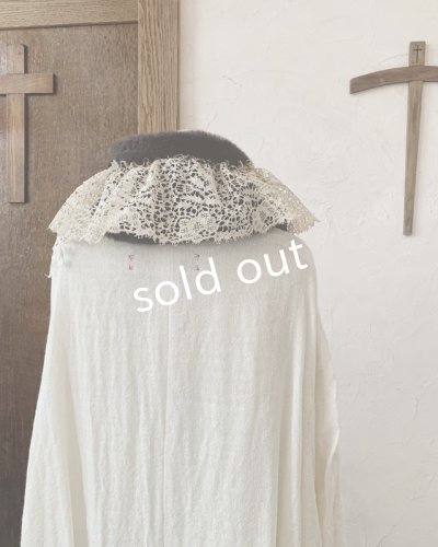 画像7: pollenbienco/アンティークレースのファーティペット・A